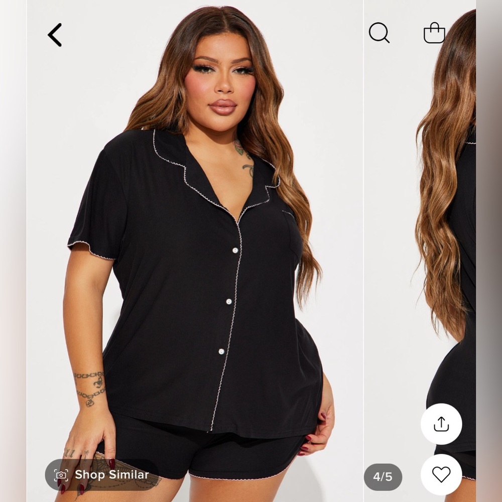 Black PJ Set